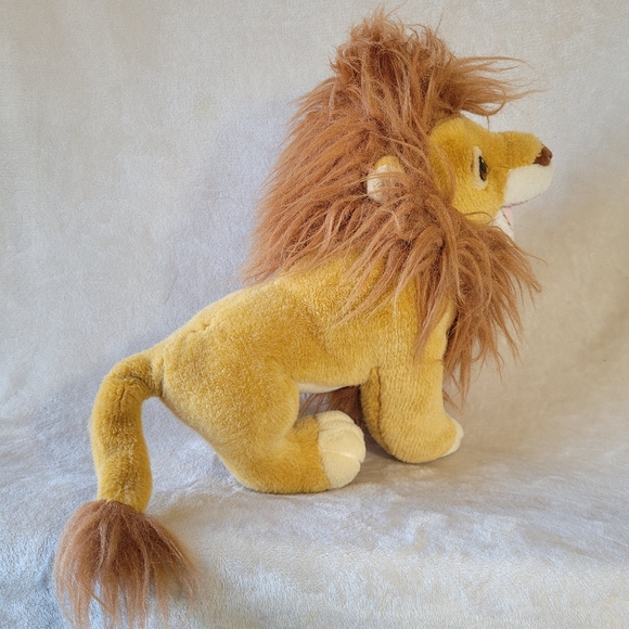 1993 Lion King 14" Mufasa Adult Simba Plush Stuffed Animal Toy Mattel Disney - Picture 6 of 9